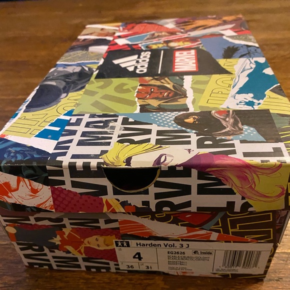 BNWT, Adidas X Marvel Harden Vol 3 Ironman Kicks 4 - Picture 7 of 8